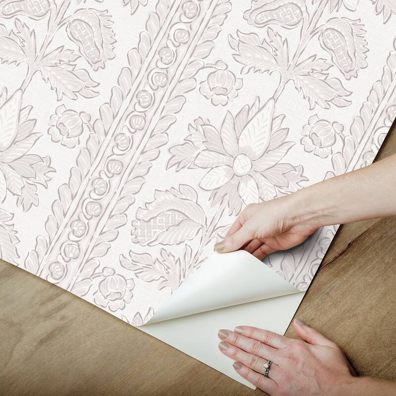 NuWallpaper Nabela Noor Home Zareen Cashmere Peel and Stick Wallpaper