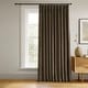 preview thumbnail 1 of 8, Exclusive Fabrics Signature Extra Wide Java Velvet Blackout Curtain (1 Panel) - Luxurious Blackout Drapery for Elegant Décor 100 x 108 - Java