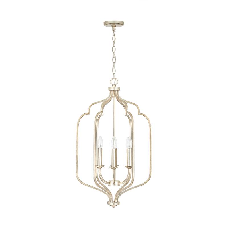 Ophelia 3-light Winter Gold Foyer Pendant - 6-light