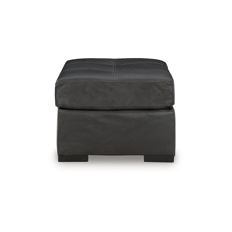 Signature Design by Ashley Brindley Pier Dark Gray Oversized Accent Ottoman