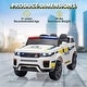 preview thumbnail 7 of 12, 12V Kids Ride On Police Car SUV with Remote Control