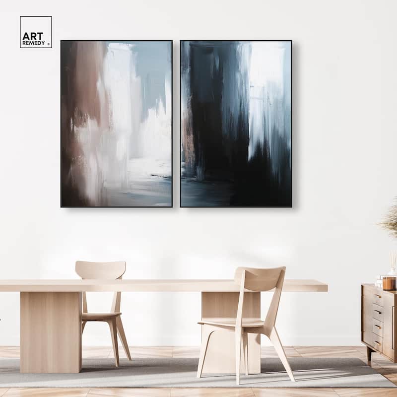 Chiaroscuro Canvas Set of 2 by Art Remedy