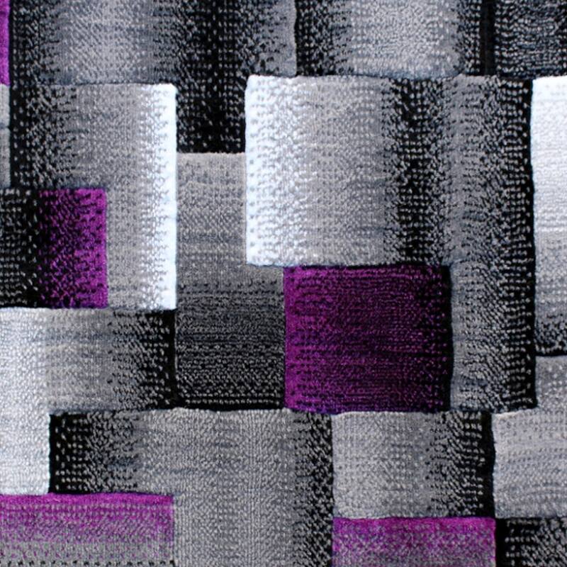 Modern Geometric Style Color Blocked Indoor Area Rug