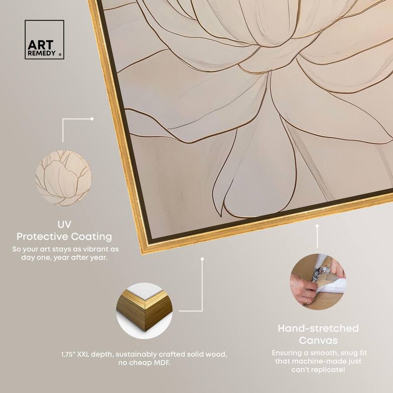 Sculpted Shards I Canvas by Art Remedy
