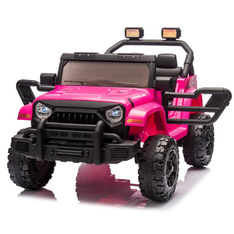 Kids Electric Ride-On Car with Remote, 12V, Bluetooth, Four-Wheel Suspension, Ages 3+