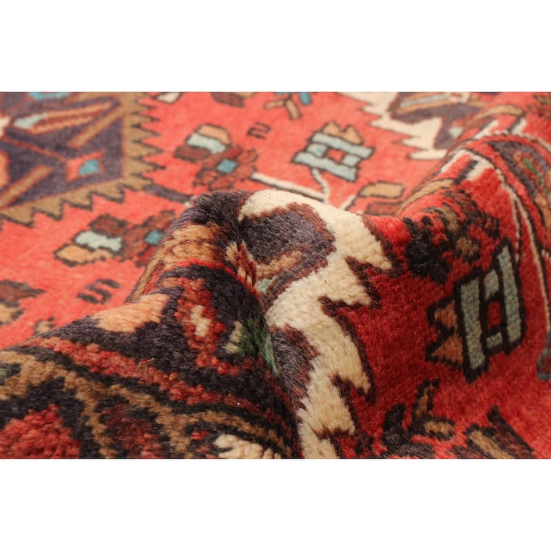 ECARPETGALLERY Hand-knotted Anadol Red Wool Rug - 3'3 x 9'6