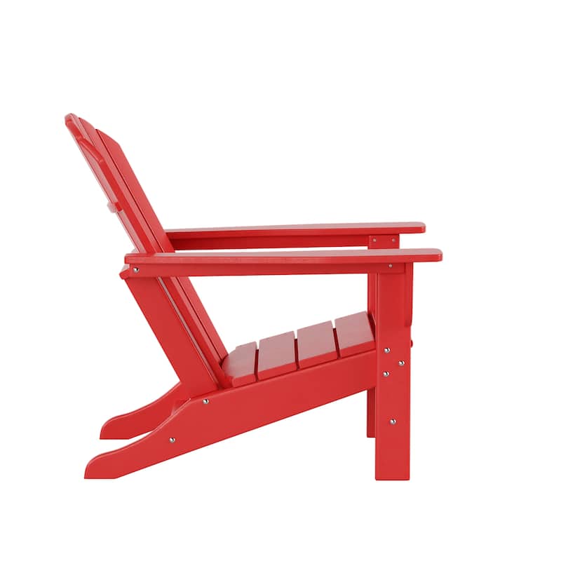 Altura 12-Piece Poly All Weather Adirondack Chair With Ottoman And Side Table