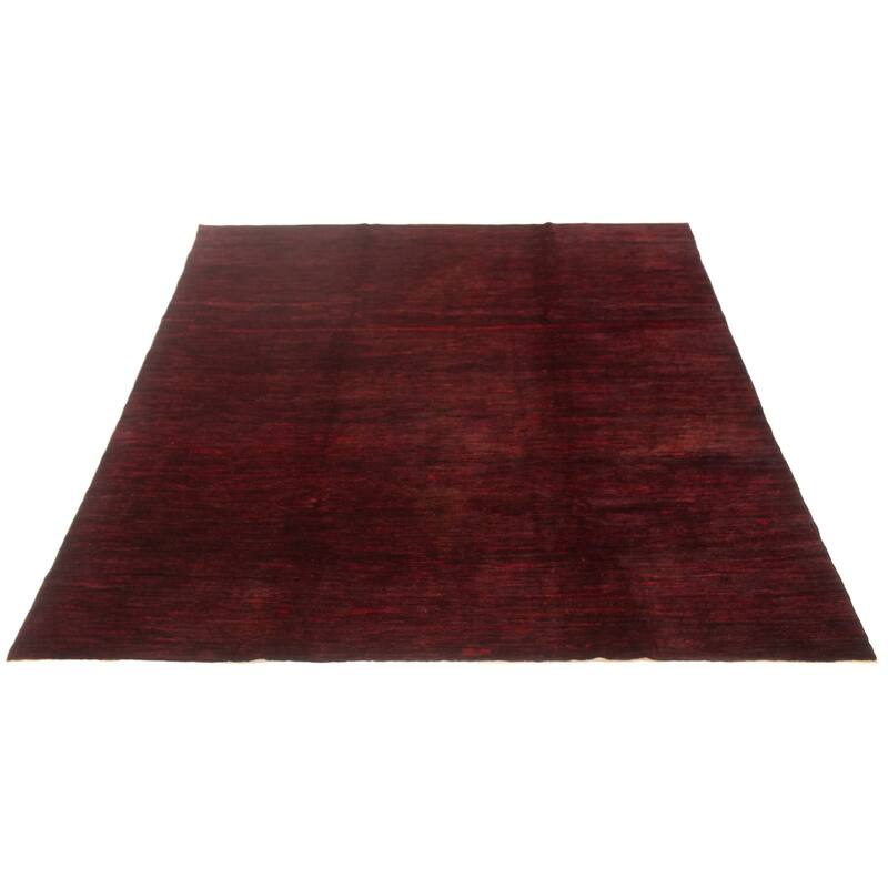 ECARPETGALLERY Hand-knotted Finest Peshawar Ziegler Burgundy Wool Rug - 7'5 x 9'6
