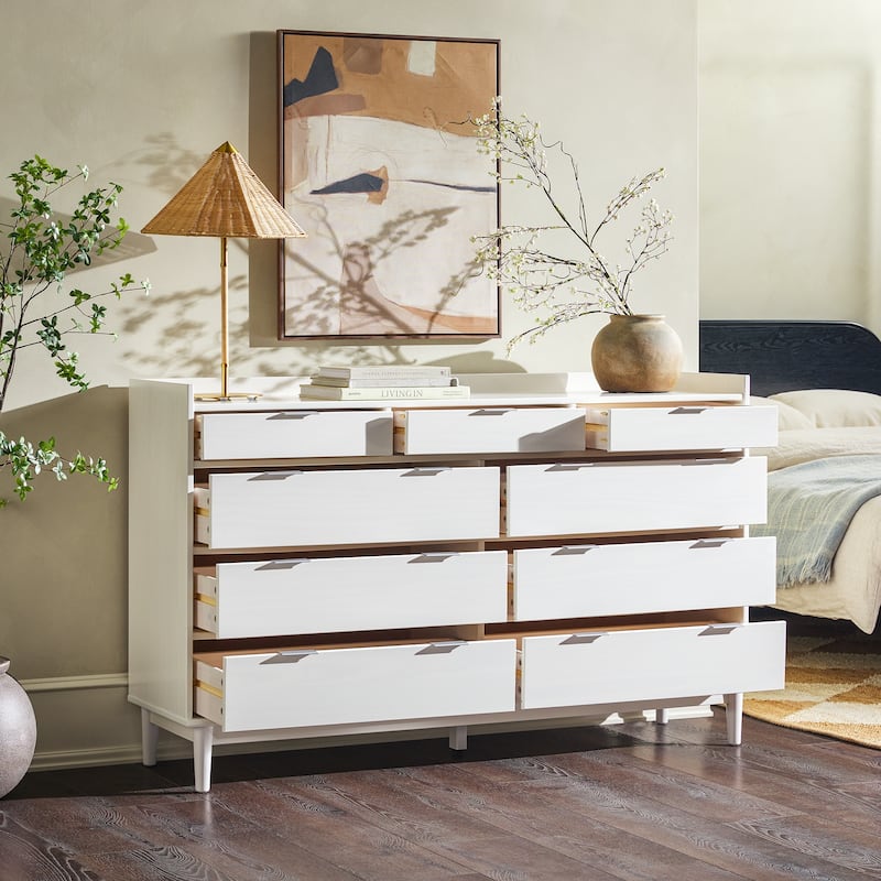 Middlebrook Modern Gallery Top Solid Wood Dresser
