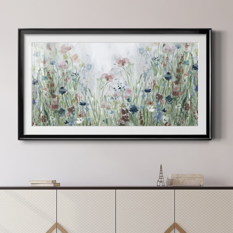 Wildflower Fields- Premium Gallery Framed Print - Ready to Hang