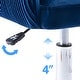 preview thumbnail 100 of 117, Corvus Braff Velvet Upholstered Adjustable Ergonomic Office Chair