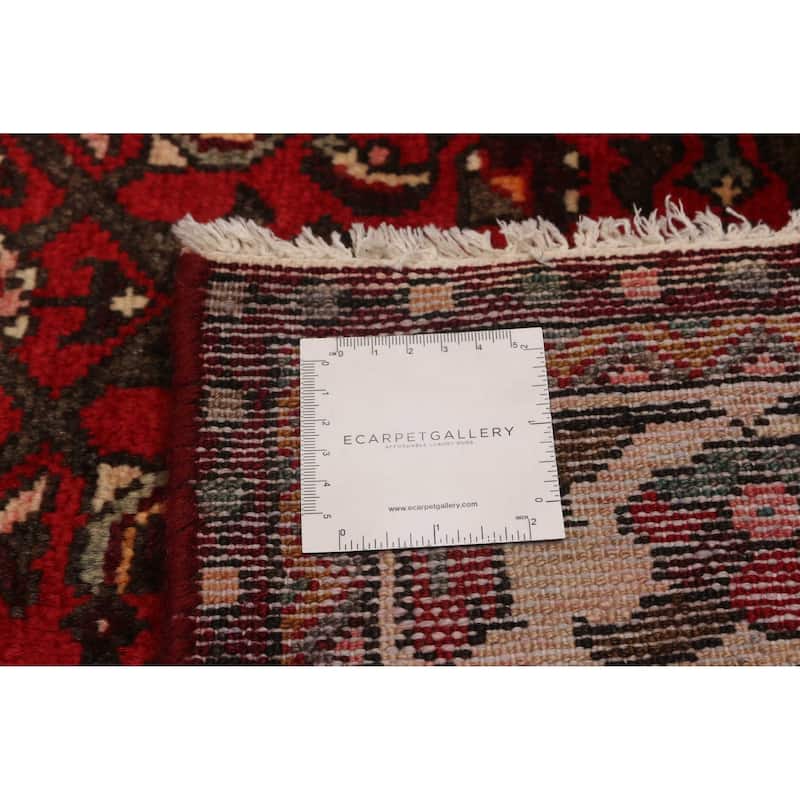 ECARPETGALLERY Hand-knotted Anadol Red Wool Rug - 3'7 x 10'1