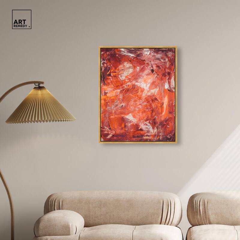 Shades of Red II Canvas by Art Remedy