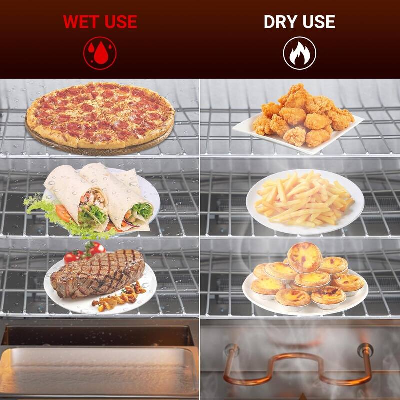 Food Warming Cabinet - Hot Box Food Warmer, 850W