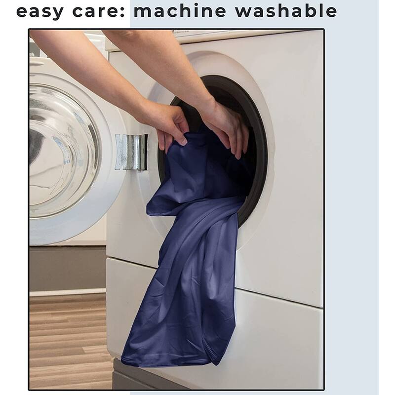 Great Bay Home 2-Pack Sateen Silk Pillowcase