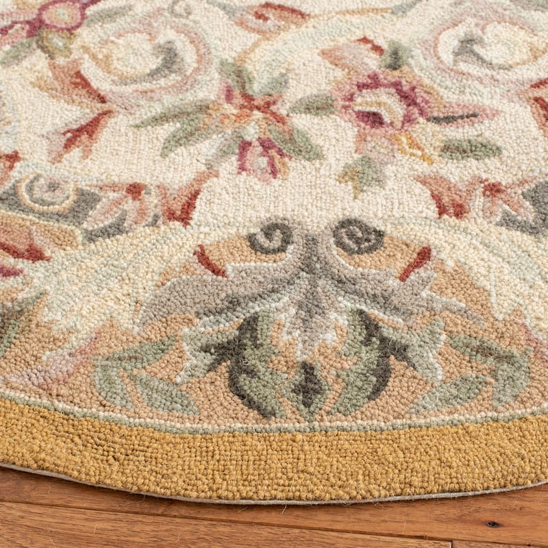 SAFAVIEH Handmade Chelsea Myranda French Country Rooster Wool Rug