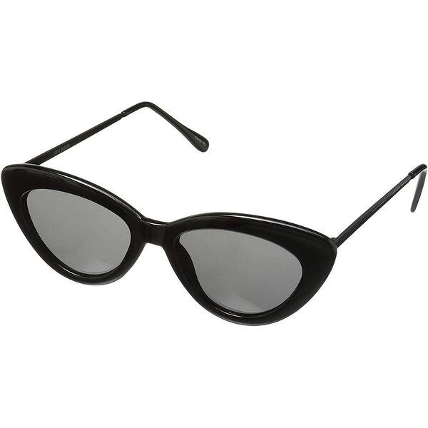 Shop Steve Madden Black 100 Uv Protection Scarlett Cat Eye Sunglasses Overstock 28122686