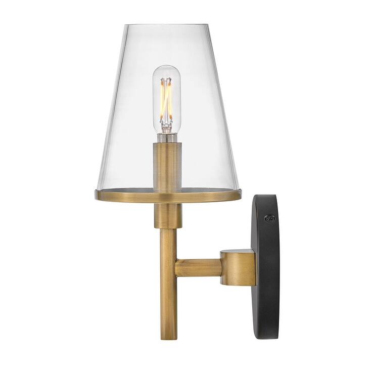 Hinkley Lighting 51080 Marten 11" Tall Bathroom Sconce with Clear