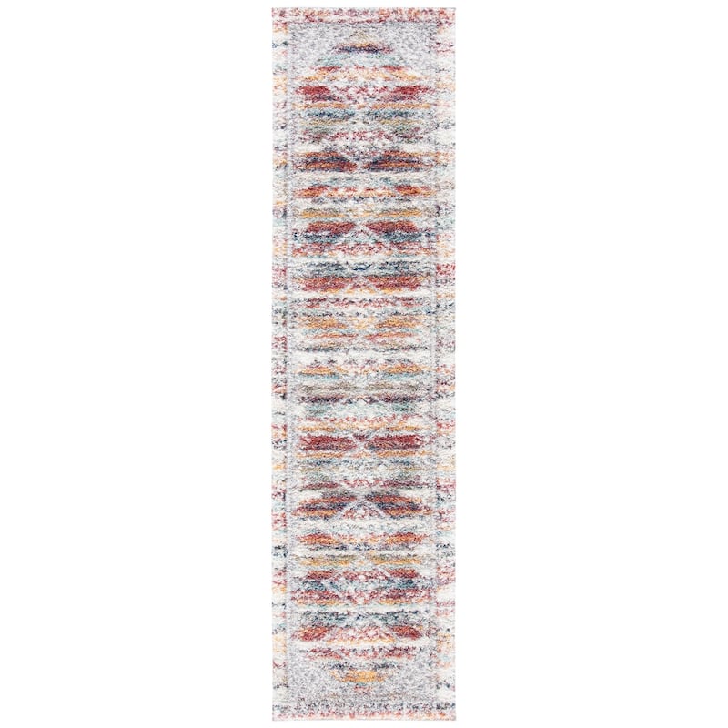 SAFAVIEH Calista Shag Jatta Abstract 1-inch Thick Rug