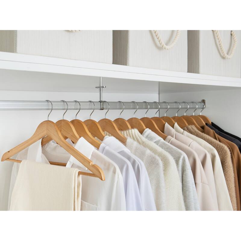 StorageWorks Wooden Clothes Hangers, Hangers for Coats, Shirts, Jackets, Pants, Suits