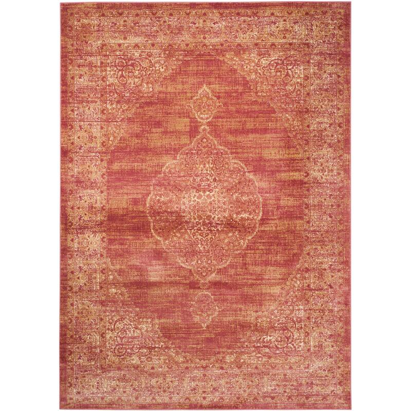 SAFAVIEH Vintage Battistina Oriental Distressed Viscose Rug