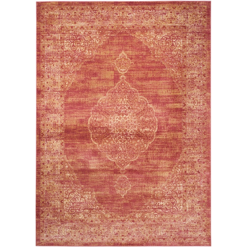 SAFAVIEH Vintage Flossie Oriental Distressed Viscose Rug