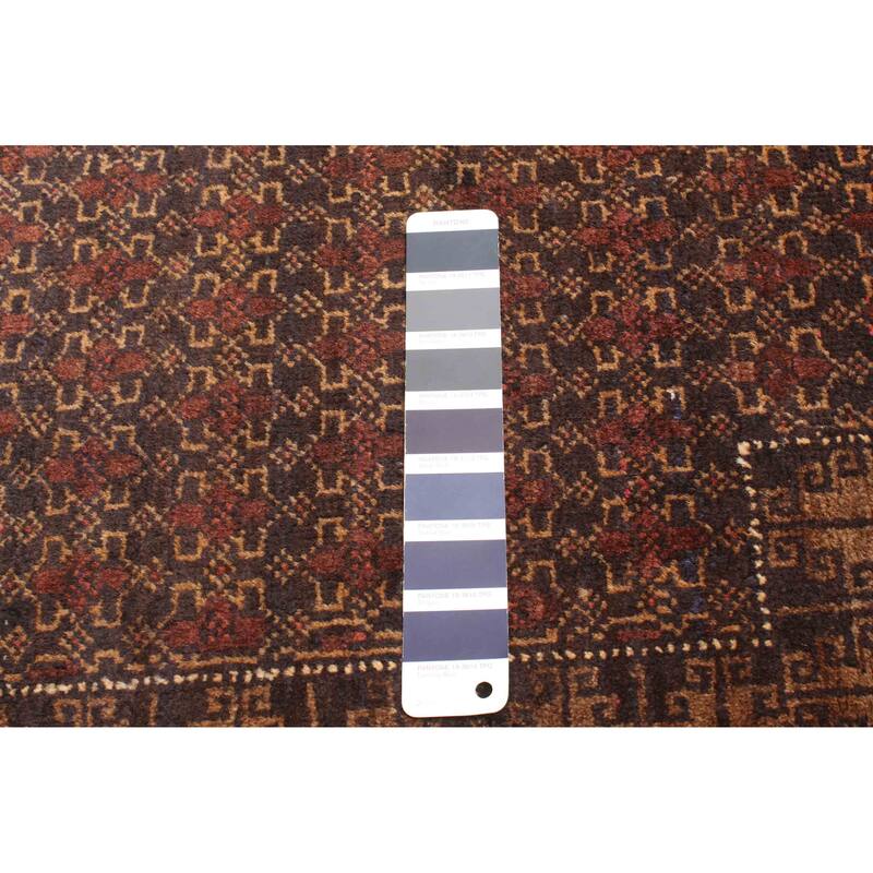 ECARPETGALLERY Hand-knotted Teimani Dark Navy Wool Rug - 2'9 x 4'4