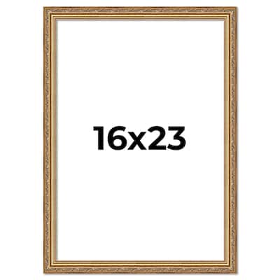 16x23 Frame Red Solid Wood Picture Frame Width 1.75 Inches | Interior Frame Depth 1 13/16 Inches
