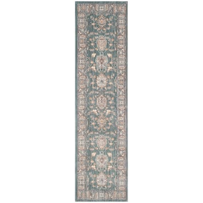 SAFAVIEH Valencia Shaked Distressed Vintage Boho Oriental Polyester Rug