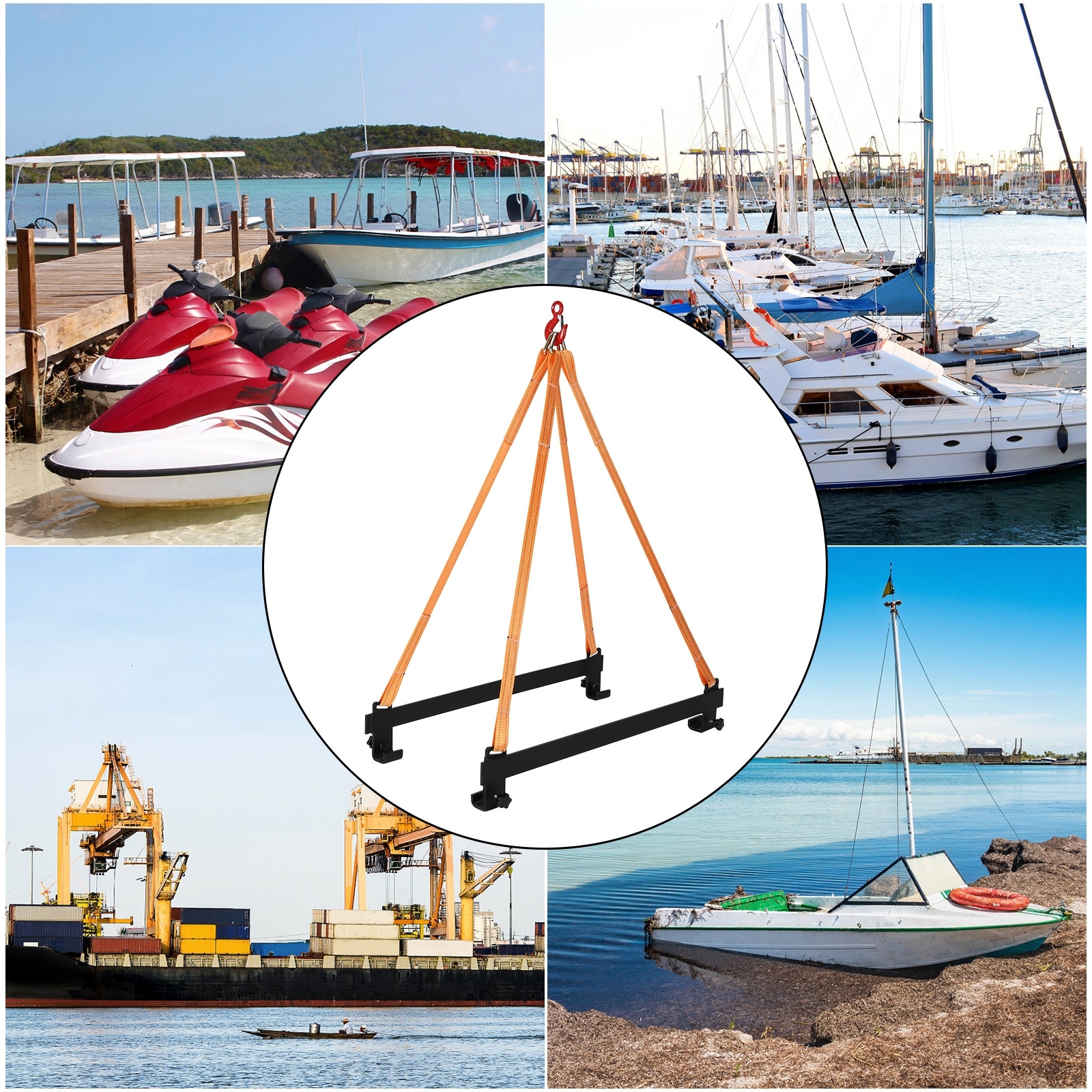 1500lb Watercraft Lift Sling for Personal Watercraft
