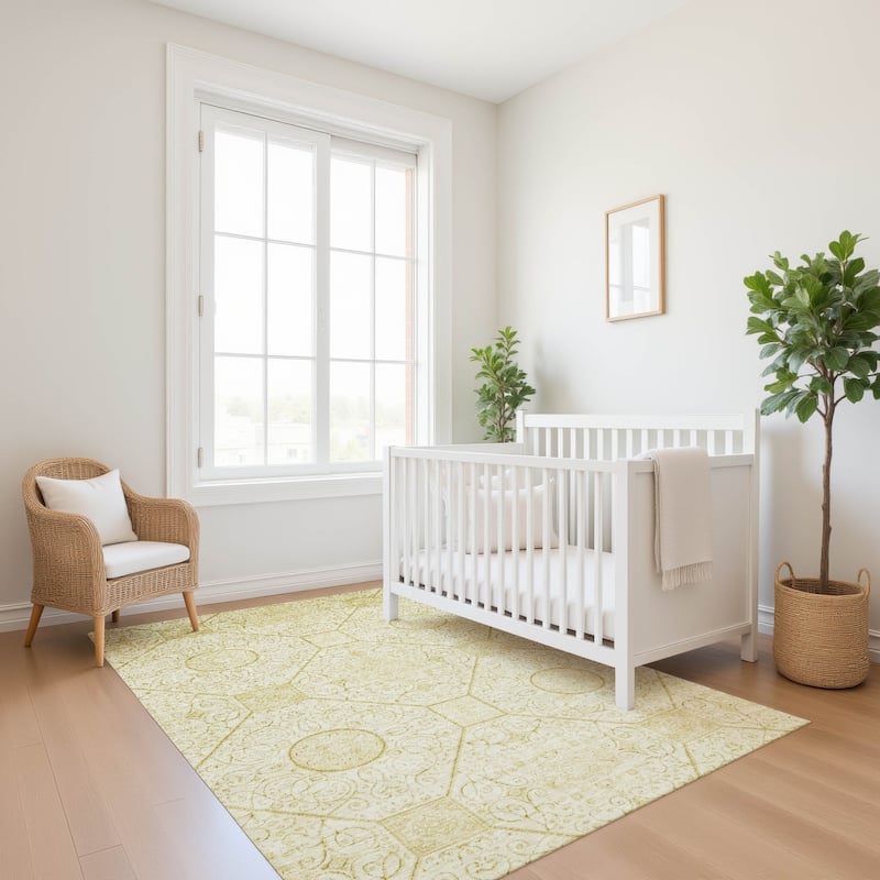 Premium Washable Super Soft Traditional Mosaic Mayfield Rug