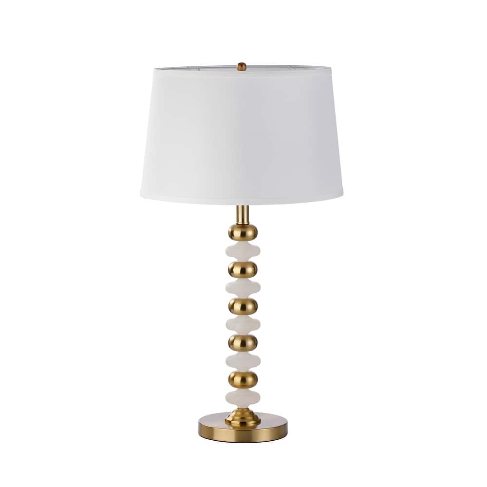 Cosmopolitan Metal Table Lamp With Drum Shade