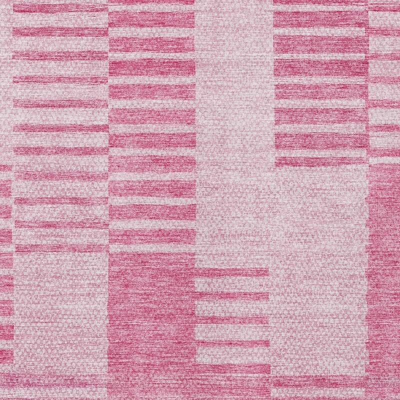 HomeRoots Striped Transitional Rectangle Outdoor Rug