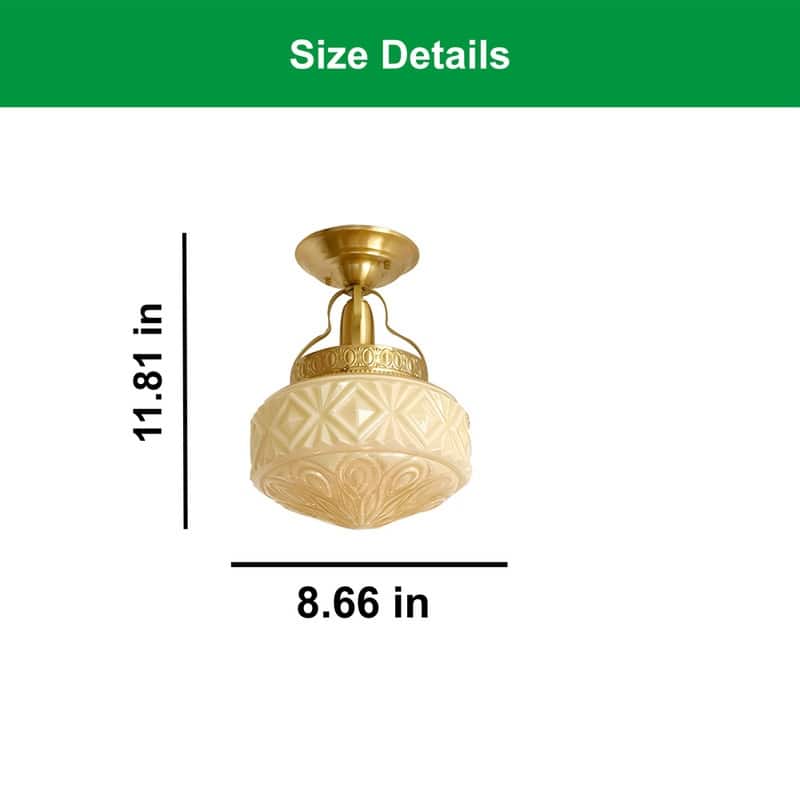 Modern hallway light gold bathroom flush mount gold ceiling light