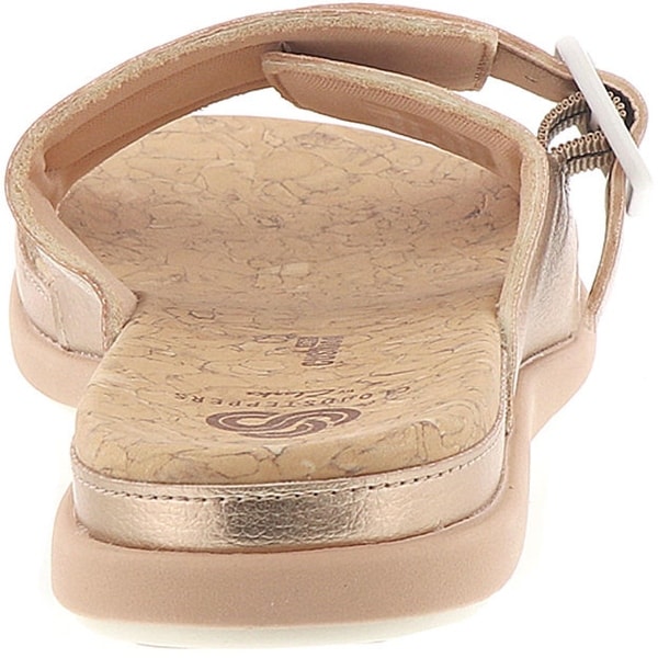 clarks women's cloudsteppers step june tide slide sandals