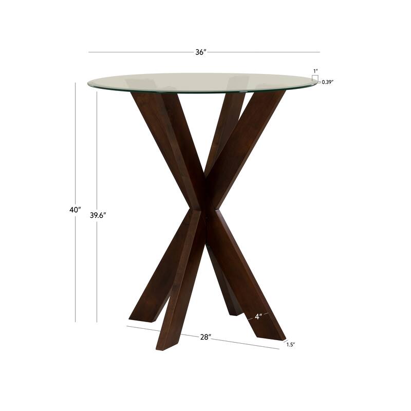 Allard Esspresso Pub Height Dining Table (Table Only)