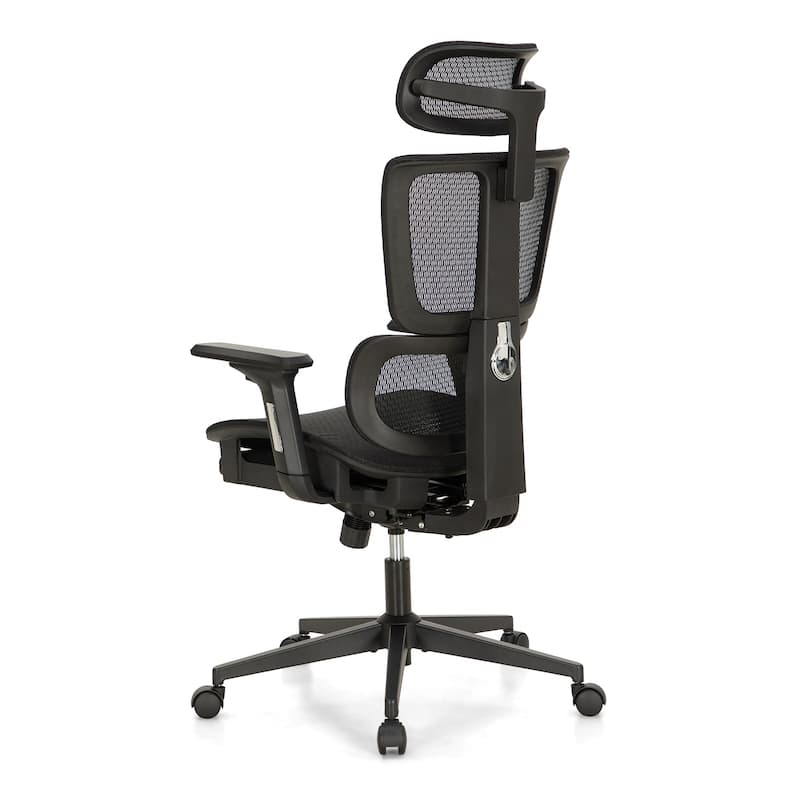 Ergonomic 3D Mesh Office Desk Chair High Back, 360° Swivel Rocking Executive Computer Chair