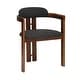 preview thumbnail 7 of 34, Jazmin Mid-Century Modern Upholstered Barrel Dining Chairs - Set of 2/4/6