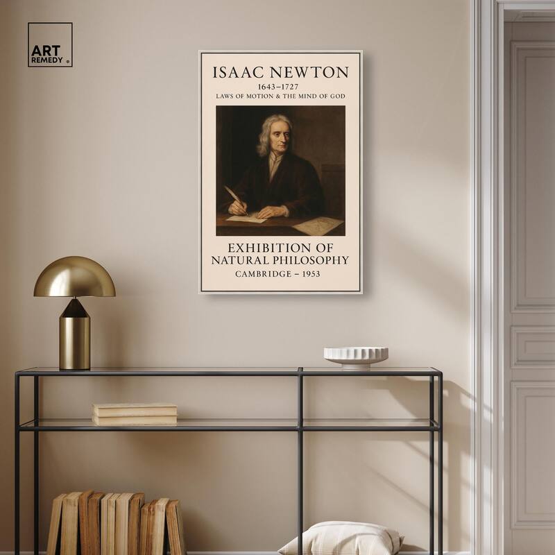 Newtonian Mind Canvas by Art Remedy