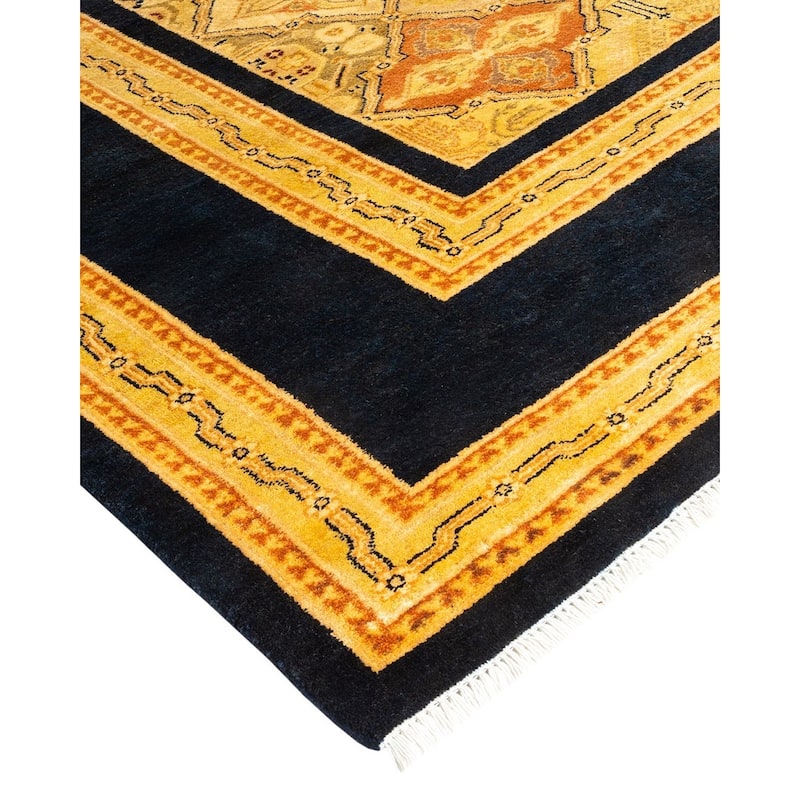 Overton Hand Knotted Wool Vintage Inspired Traditional Ottoman Multi Area Rug - 8' 2" x 10' 2"