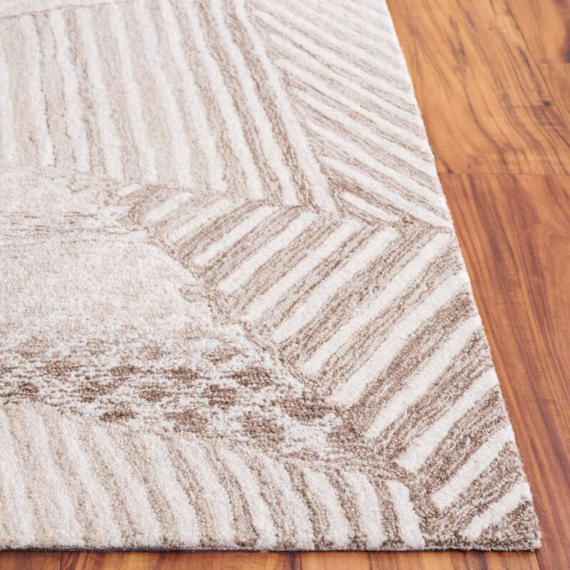 SAFAVIEH Handmade Abstract Clizia Modern & Contemporary Wool Rug