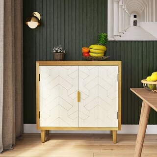 Hand-Carved 2-Doors Accent Cabinet - Traditional Craftsmanship and ...
