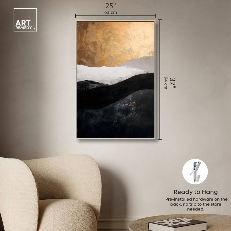 Golden Vista I Canvas by Art Remedy