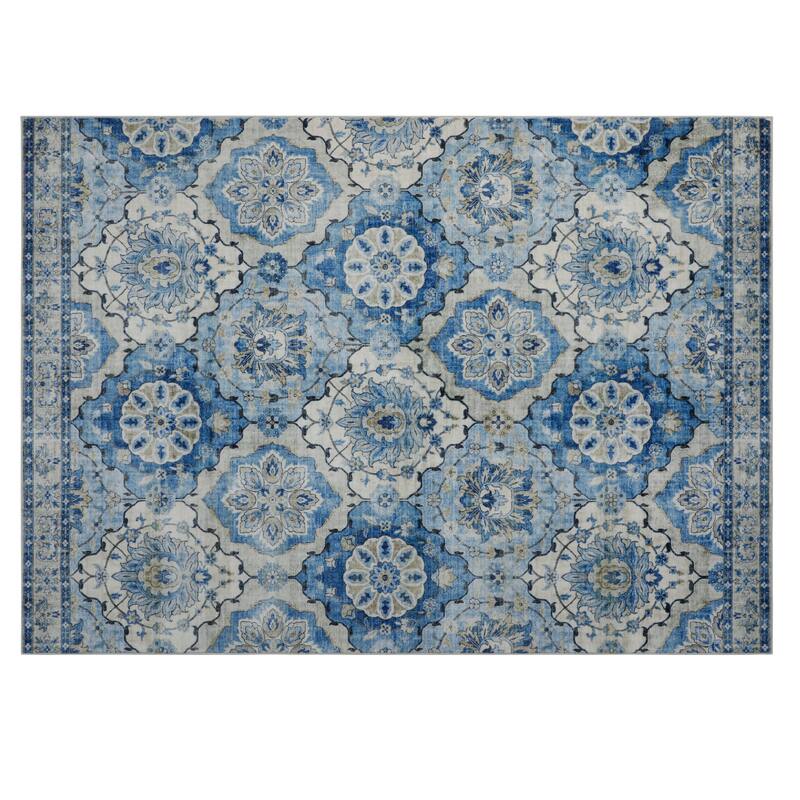 Jean Pierre New York Merdia Printed Washable Chenille Rugs