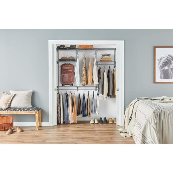 Rubbermaid Linen Closet Shelf Kit, 2-foot x 12-Inch, Metal, Wire