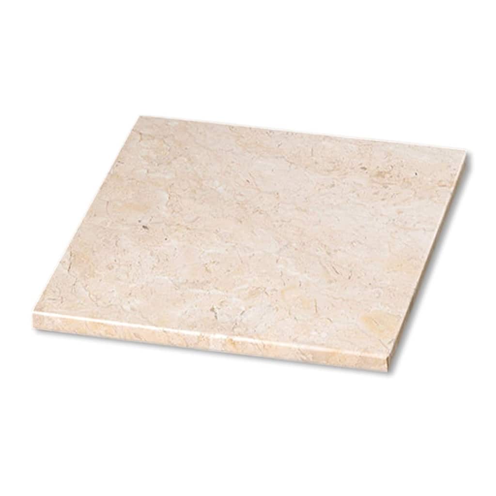 Creative Home Natural Champagne Marble 12" x 12" Square Cheese & Pastry Board