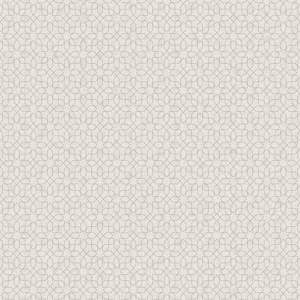 Galerie Wallcoverings Metallic FX Geometric Stars Non-woven Metallic Finish Wallpaper Roll