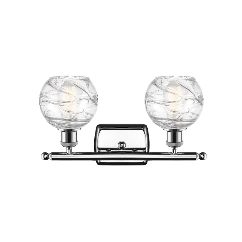 Innovations Lighting Athens Deco Swirl 2 Light 16" Bath Vanity Light