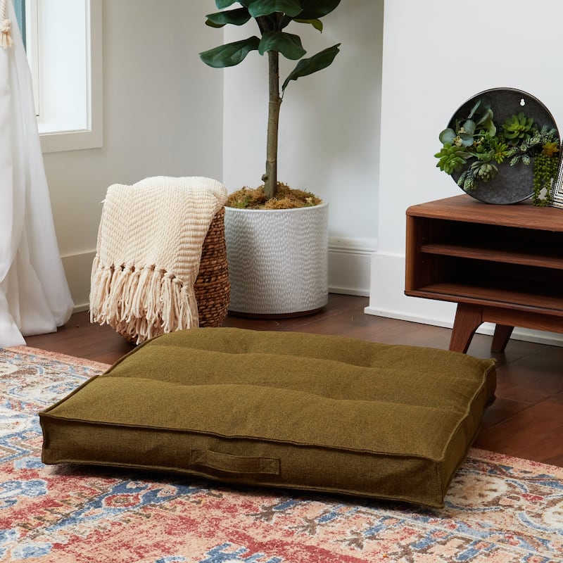 Square Tufted Floor Pillow