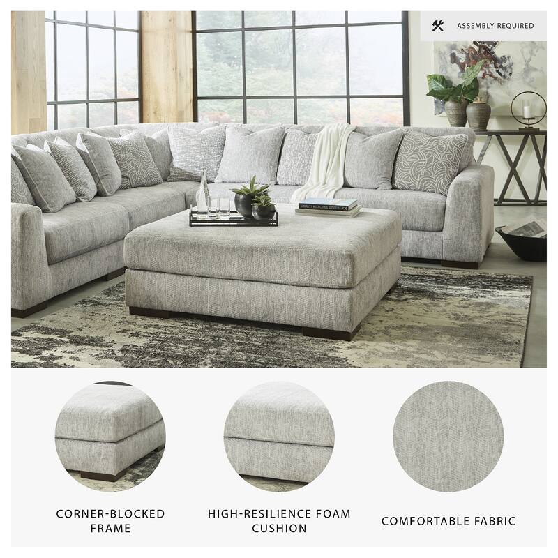 Regent Park Oversized Accent Ottoman